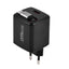Technaxx 30W Schnellladegerät A+C selbstaufrollendes Kabel TX-365
