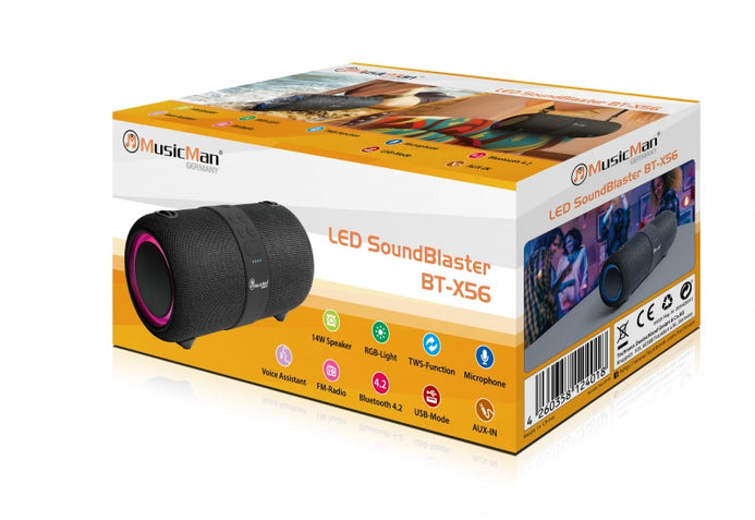 MUSICMAN LED SOUNDBLASTER BT-X56 – shop-technaxx